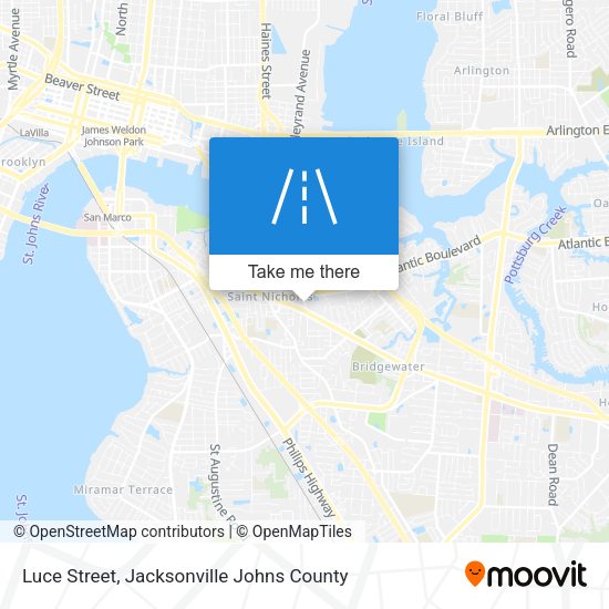 Luce Street map