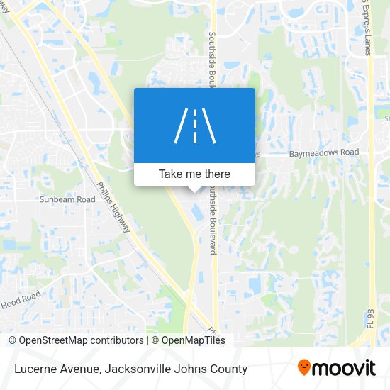 Mapa de Lucerne Avenue