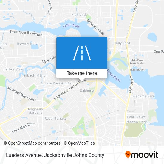 Lueders Avenue map