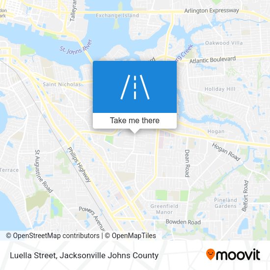Luella Street map