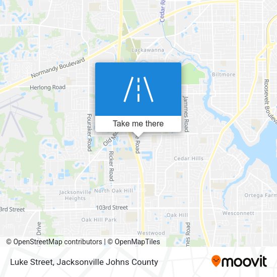 Luke Street map