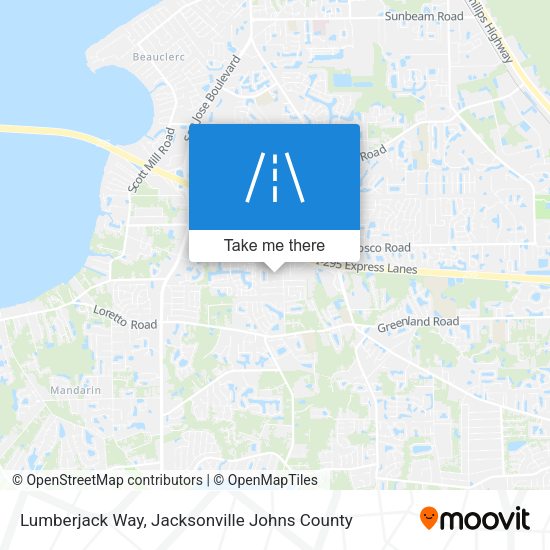 Lumberjack Way map
