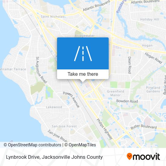 Lynbrook Drive map
