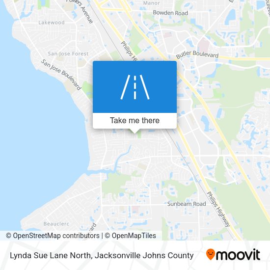 Mapa de Lynda Sue Lane North