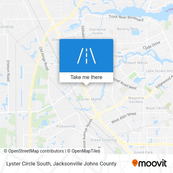 Lyster Circle South map
