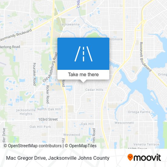 Mac Gregor Drive map