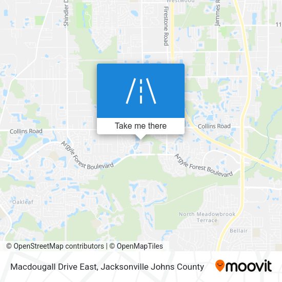 Mapa de Macdougall Drive East