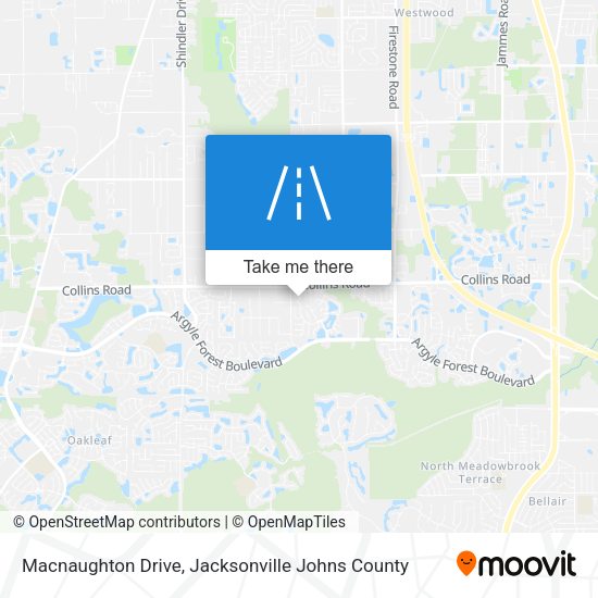 Macnaughton Drive map