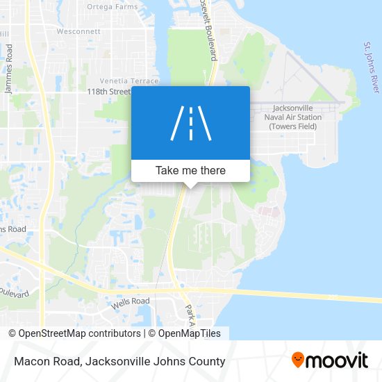Mapa de Macon Road