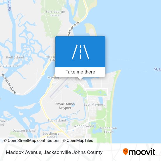 Mapa de Maddox Avenue