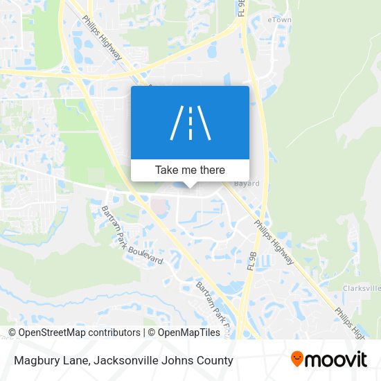 Magbury Lane map