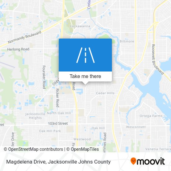 Mapa de Magdelena Drive