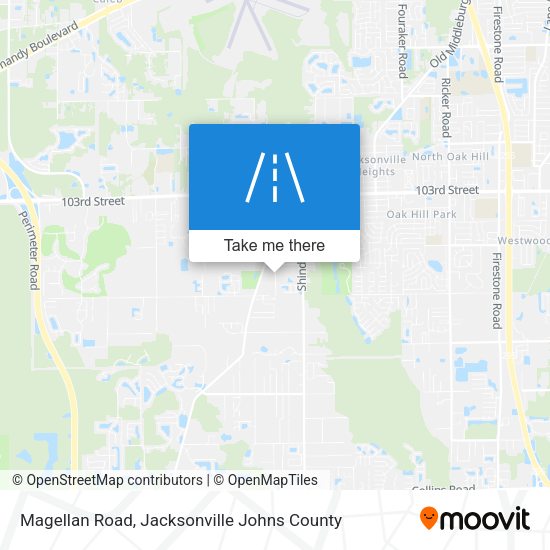 Mapa de Magellan Road