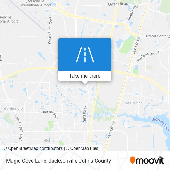 Mapa de Magic Cove Lane