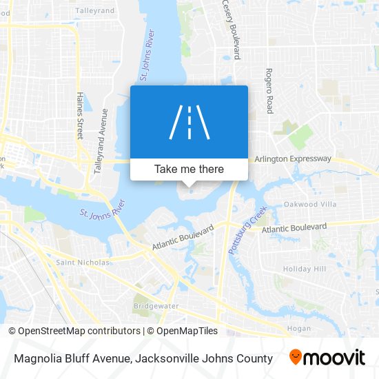 Mapa de Magnolia Bluff Avenue