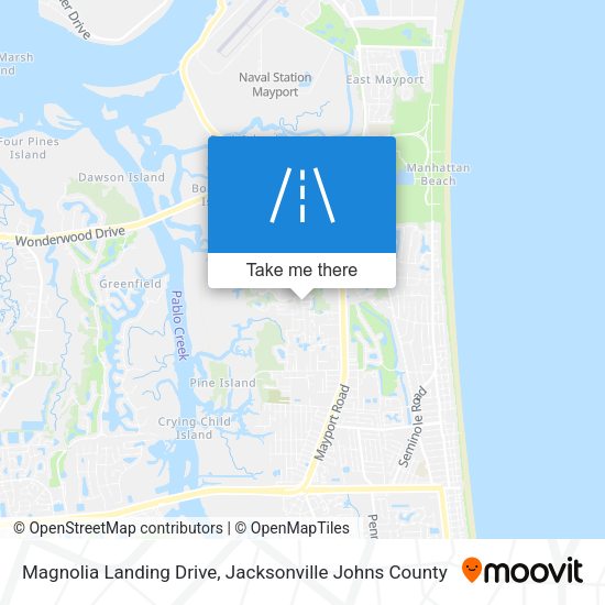 Magnolia Landing Drive map