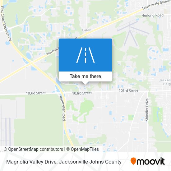 Mapa de Magnolia Valley Drive