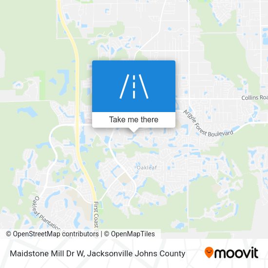 Maidstone Mill Dr W map