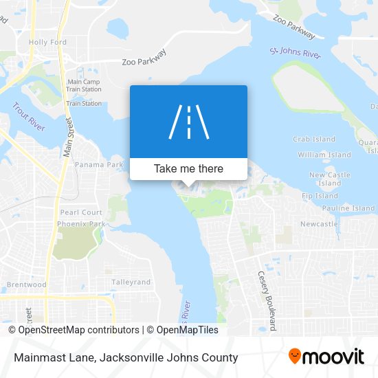 Mapa de Mainmast Lane