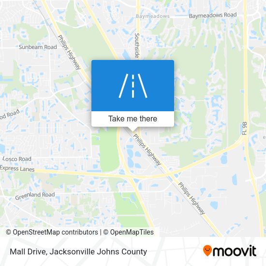 Mall Drive map
