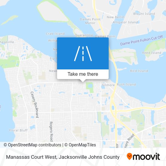 Manassas Court West map
