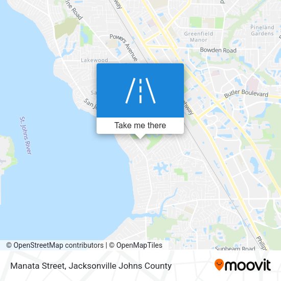 Manata Street map