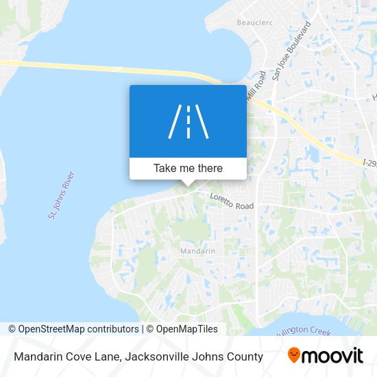 Mandarin Cove Lane map