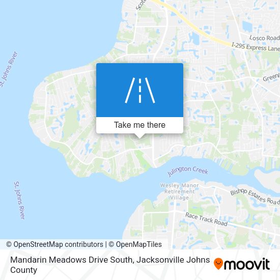 Mandarin Meadows Drive South map
