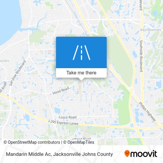 Mapa de Mandarin Middle Ac