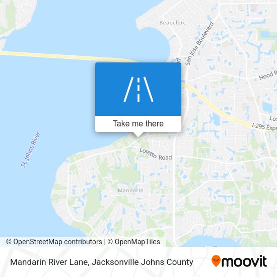Mandarin River Lane map