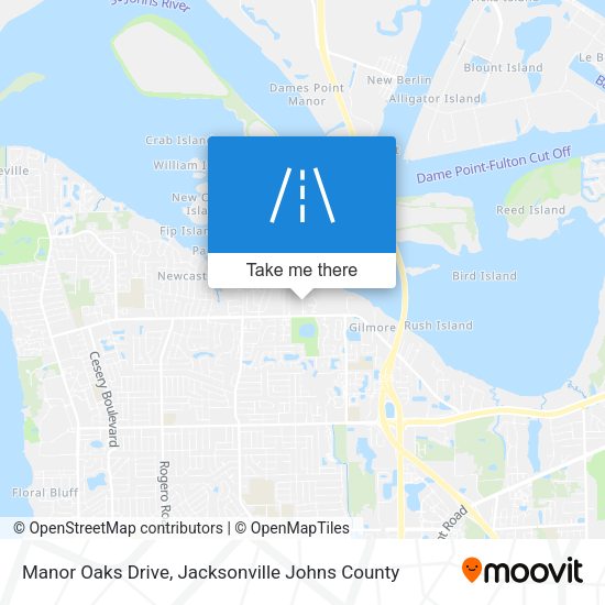 Mapa de Manor Oaks Drive
