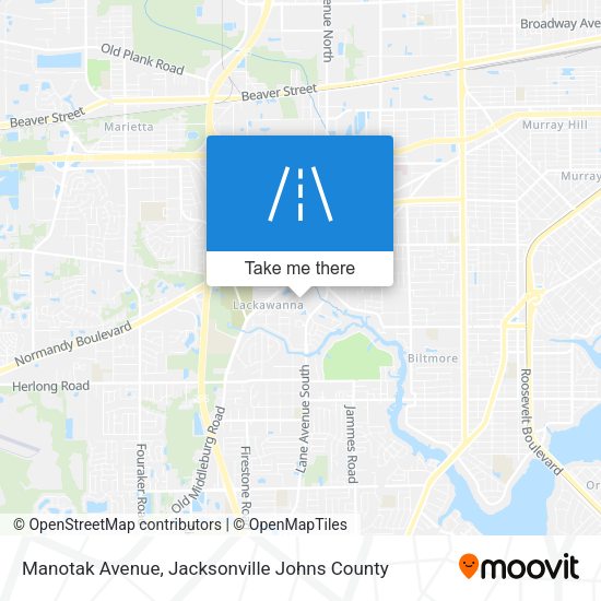 Manotak Avenue map
