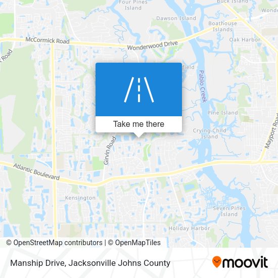 Manship Drive map