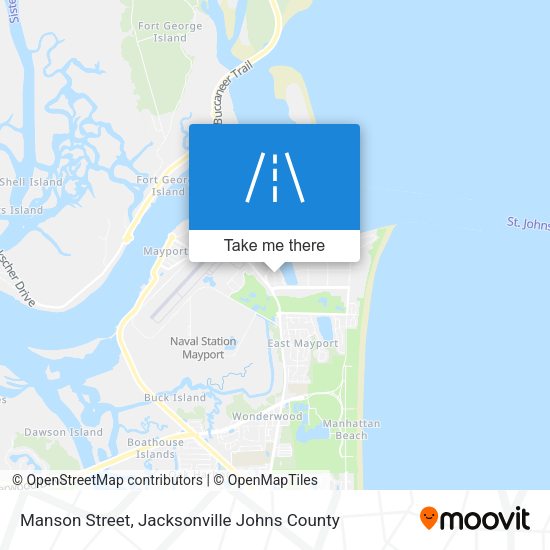 Manson Street map