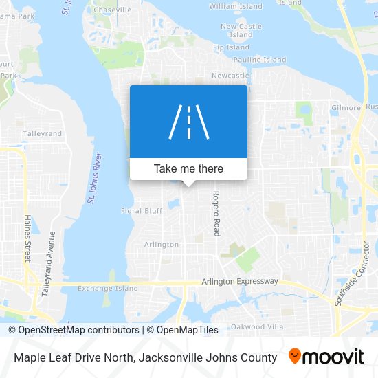 Maple Leaf Drive North map