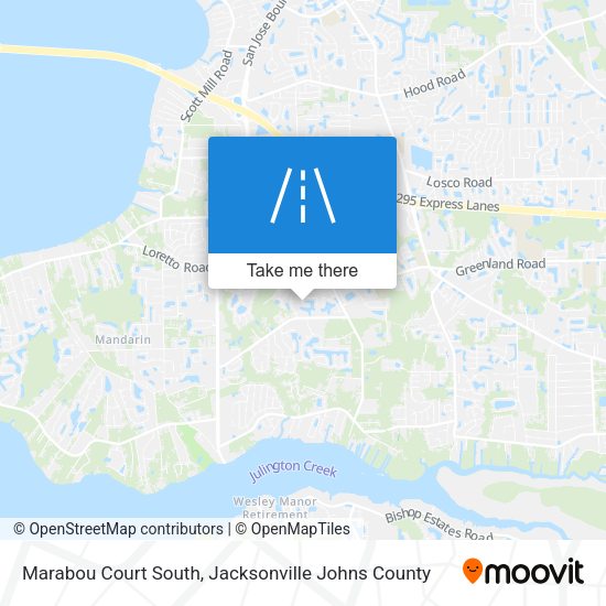 Marabou Court South map