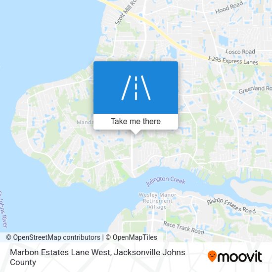 Marbon Estates Lane West map