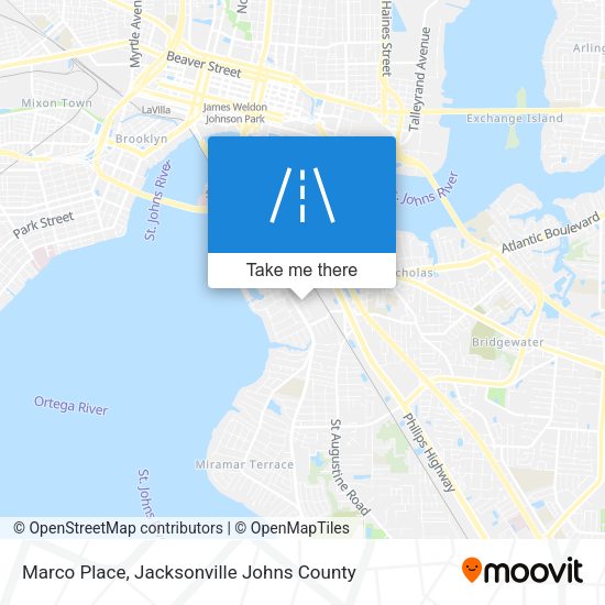 Marco Place map
