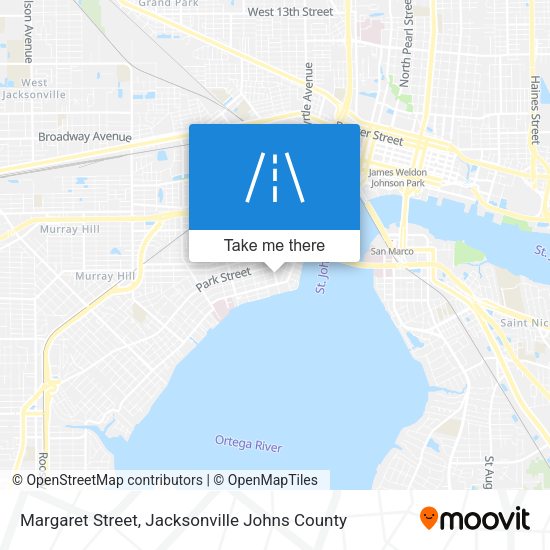 Margaret Street map