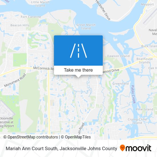 Mariah Ann Court South map