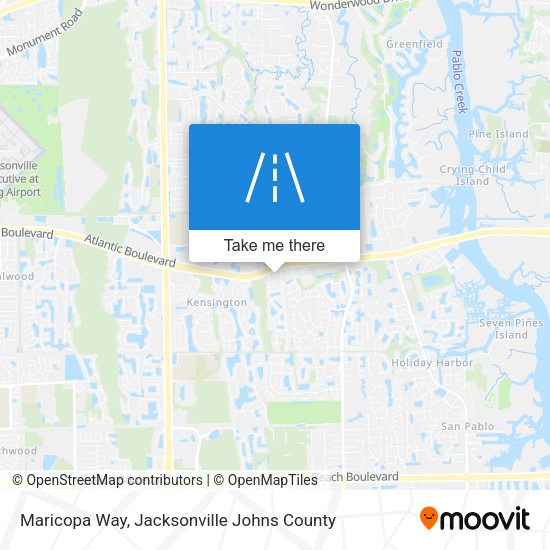 Maricopa Way map