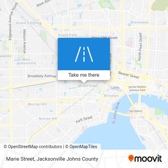 Marie Street map