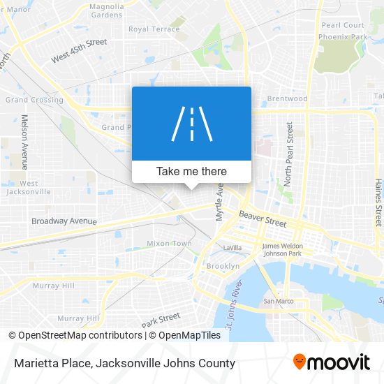 Marietta Place map