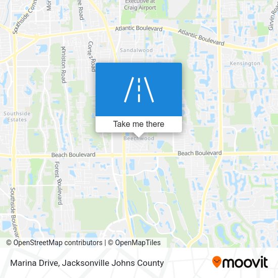 Mapa de Marina Drive
