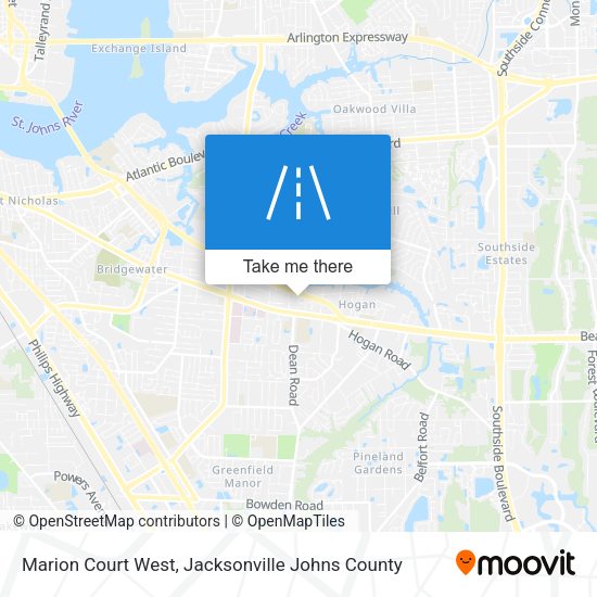 Marion Court West map