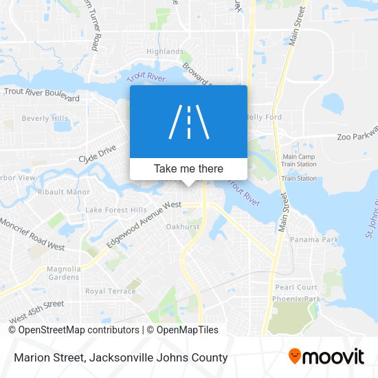Marion Street map
