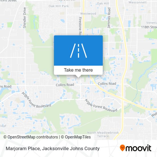Marjoram Place map