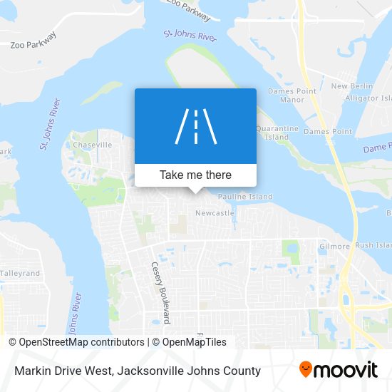 Markin Drive West map