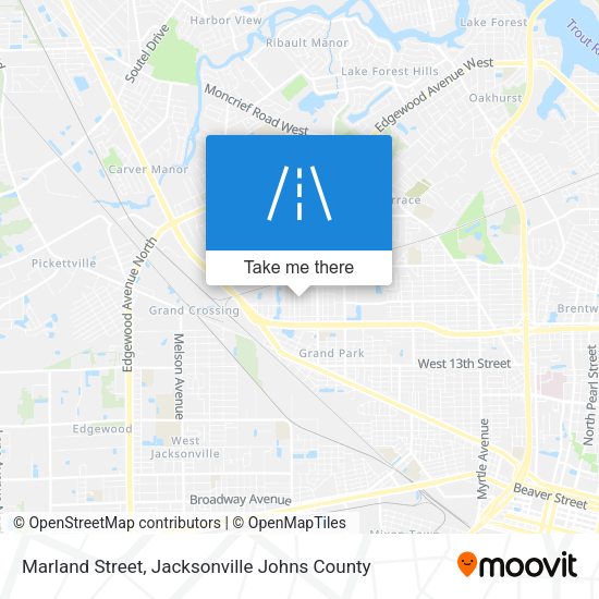 Mapa de Marland Street