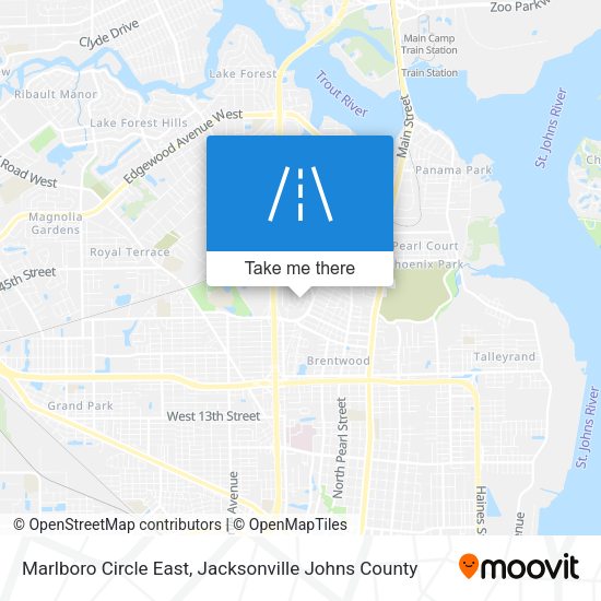 Mapa de Marlboro Circle East